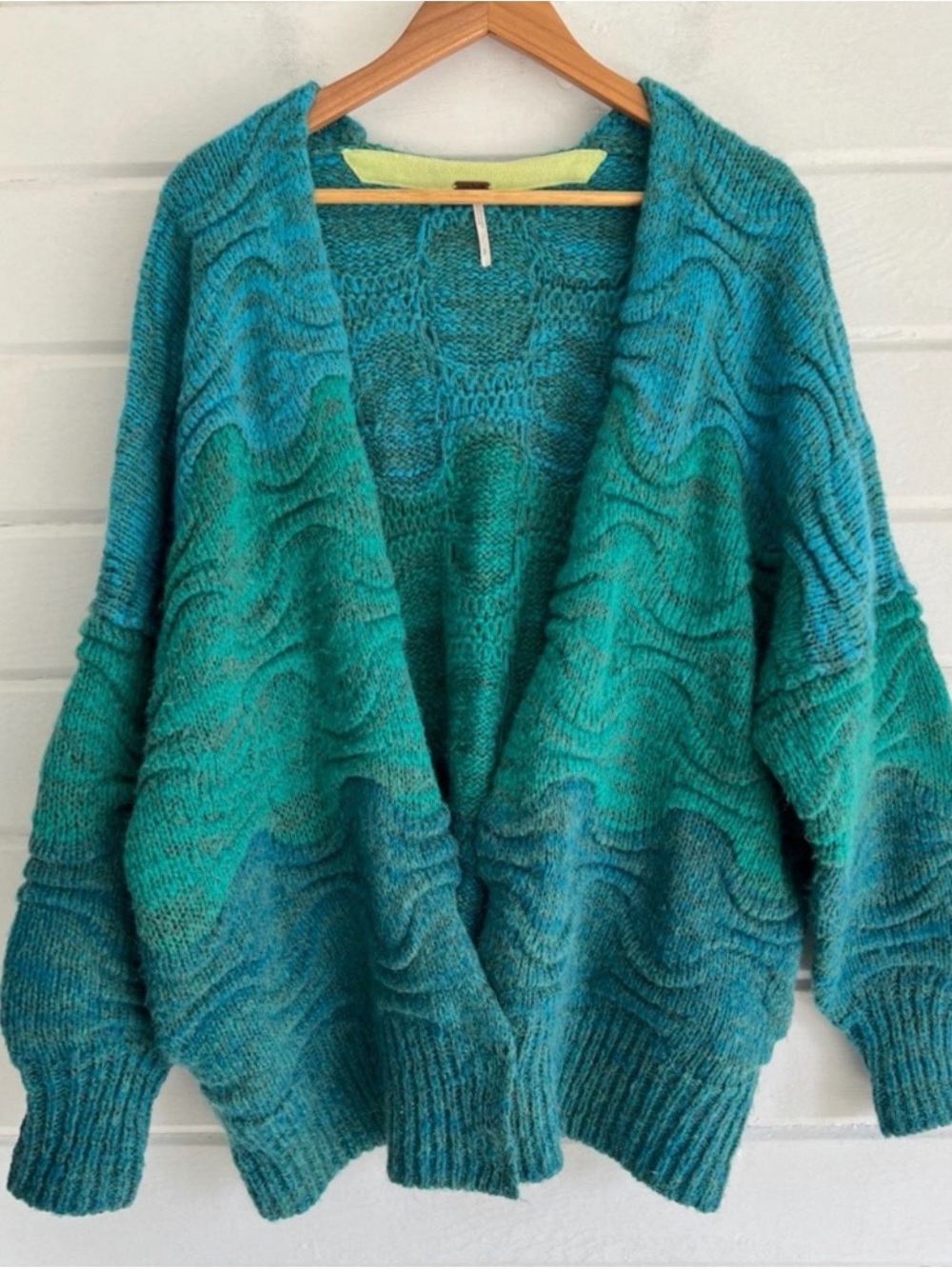Free people Wave Knit Cardigan Sweater